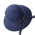 thumbnail image 1 of iHPH7 Sun Hats for Women Wide Brim Hats for Women Wide Brim Sun Hat Straw Sun Hat Straw Caps, Navy M, 1 of 3