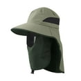 thumbnail image 1 of iHPH7 Sunhats for Women Uv Protection Waterproof Bucket Hat Hiking Hat Women Men's Sun Hats Hiking Hats for Men, Army Green One Size, 1 of 8