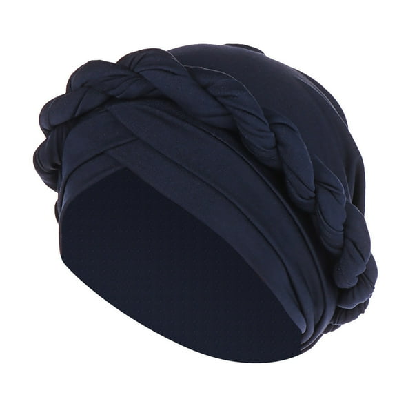 iHPH7 Turban Head Wraps for Women Head Wraps for Women Turbans for Women with Cancer Head Scarf Head Wrap Scarf, Navy One Size