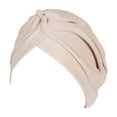 thumbnail image 1 of iHPH7 Turban Headbands for Women African Head Wraps for Black Women Headbands for Women Turban Head Wraps for Women Pre Tied Head Scarf for Women, Beige One Size, 1 of 2