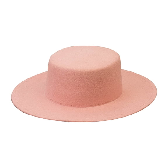 iHPH7 Vintage Fedora Hats for Men Mens Fedora Hats Panama Hat Men Dress Hats for Women Fedora Hats for Men, Pink One Size