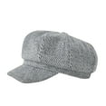 thumbnail image 1 of iHPH7 Warm Hats for Women Painters Hat Newsboy Cap Wool Hat French Hat, Gray M, 1 of 3