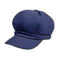thumbnail image 1 of iHPH7 Warm Hats for Women Wool Cap Newsboy Hats for Women French Beret Hats for Women Newsboy Cap, Navy One Size, 1 of 4