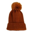 thumbnail image 1 of iHPH7 Watch Cap Ski Hat Winter Beanie Knit Cap Winter Hats for Women Winter Hats for Men Warm Hat Orange One Size, 1 of 3
