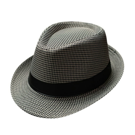 iHPH7 Wide Brim Fedora Hats for Women Packable Hat Dress Hats for Women Fedora Hats for Women Men's Fedoras, Brown One Size