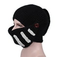thumbnail image 1 of iHPH7 Windproof Scarf Hats Hooded Scarf for Women Christmas Gifts Neck Warmer Hat and Scarf Set for Women Winter Hats for Women Winter Scarf Black One Size, 1 of 6