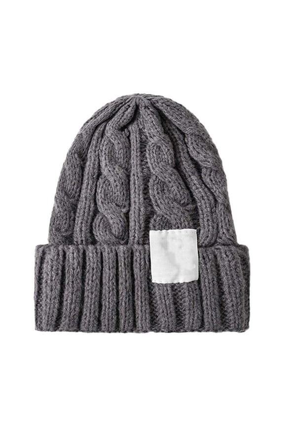 Winter Hats for Women Cold Weather Winter Caps for Men Watch Cap Knitted Beanie Wool Beanies for Men Skull Cap Women Mens Hats Gray One Size
