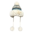 thumbnail image 1 of iHPH7 Winter Hats for Women Cold Weather Winter Caps for Women Fuzzy Beanie Fuzzy Hat Snow Hats for Women Cute Beanie Warm Hats for Women Blue M, 1 of 4