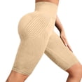thumbnail image 1 of iHPH7 Women's 7/8 Scrunch Butt Leggings - Anti Cellulite 3d Butt Lifting High Waisted Capri Pants Ruched Booty Sculpt Compression Tummy Control Workout Yoga Active Lounge Light Yellow M, 1 of 9