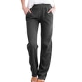thumbnail image 1 of iHPH7 Women's Cotton Blend Denim Pants Casual Elastic Waist Pull On Jeans (S-3XL), 1 of 4