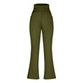 thumbnail image 1 of iHPH7 Women's Flare Yoga Pants with Pockets High Waist Flared Leggings Bootcut Gym Workout Pants Tummy Control Army Green S, 1 of 8