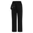 thumbnail image 1 of iHPH7 Women's Hiking Pants Quick Dry Lightweight Water Drawstring Waist Cargo Pants for All Seasons Black XL, 1 of 8