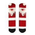 thumbnail image 1 of iHPH7 Womens Fuzzy Socks Christmas Socks for Women Soft Socks for Women Fuzzy Plush Socks Fuzzy Christmas Socks Small Christmas Gifts Xmas Gifts for Women Red One Size, 1 of 4