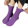 thumbnail image 1 of iHPH7 Womens Fuzzy Socks Gifts for Women Crew Socks for Women Fluzzy Socks Cute Fuzzy Socks Thick Fuzzy Socks Warm Socks for Women Winter Purple One Size, 1 of 4