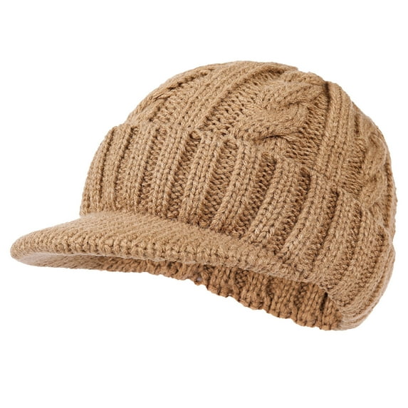 iHPH7 Womens Hats with Brim Skull Caps for Men Slouchy Beanie Mens Beanies for Winter Beenies Hats Winter Hat Cute Beanie Khaki 1 One Size