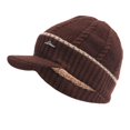 thumbnail image 1 of iHPH7 Womens Hats with Brim Wool Hats for Men Y2k Hat Knit Beanie Ski Hat Wool Hat Warm Hat Brown One Size, 1 of 3