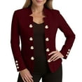 thumbnail image 1 of iHPH7 Womens Jackets Dressy Casual Fall Outfits for Women Open Front Cardigan for Women Lightweight Jacket Women Fitted Cardigans for Women Light Jackets for Women Womens Jackets Casual Wine XXL, 1 of 8