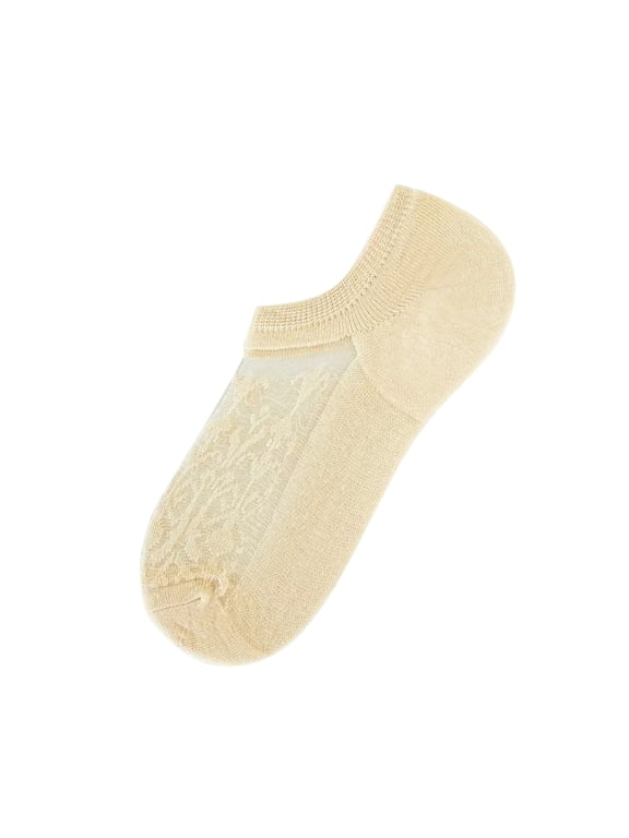 Womens No Show Socks Sheer Socks Women Flat Socks for Women Short Socks for Women Mesh Socks Stockings for Women No Show Socks for Women Beige One Size