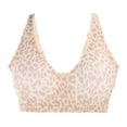 thumbnail image 1 of iHPH7 Womens Wireless Jelly Bras Comfortable Push Up Bra No Underwire Beige L, 1 of 9