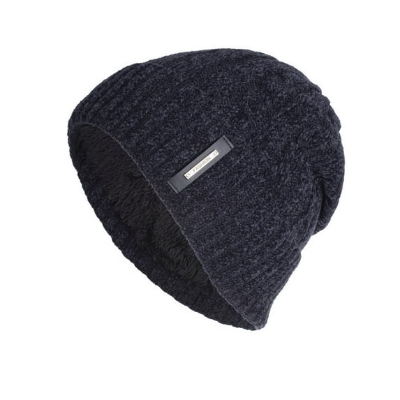 iHPH7 Wool Hats for Men Wool Hat Warm Hat Hats for Women Winter Beanies for Women Knit Hat Cute Beanie Navy One Size
