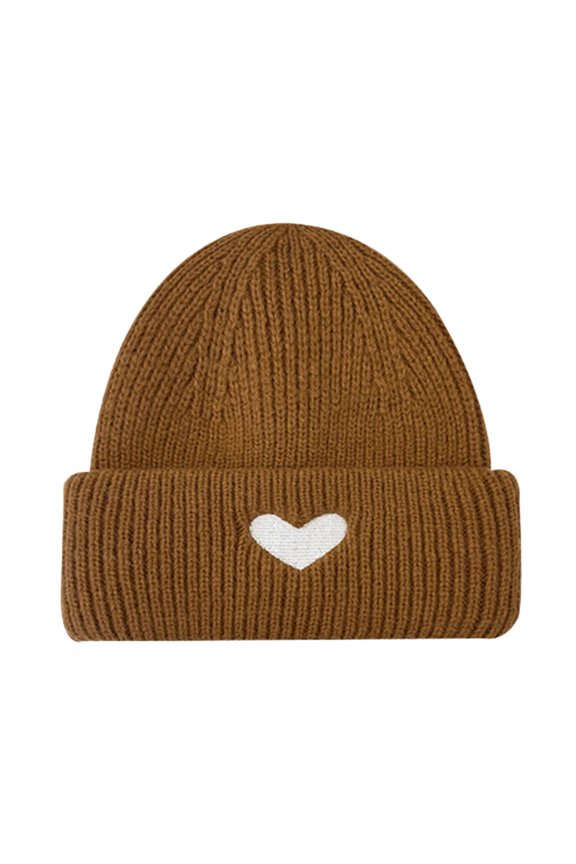Y2k Beanie Skull Cap for Winter Womens Beanie Hats Cute Beanie Knit Hat Wool Hats for Men Winter Caps for Women Coffee One Size