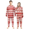 thumbnail image 1 of iHapHap Prints Red Seamless Christmas Geometric Pattern Matching Pajamas Set(L,Men), 1 of 5