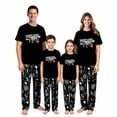 thumbnail image 1 of iHapHap Spooky Saurus Dinosaur Family Pajamas, Cotton Blend Halloween Sleepwear, Men L, 1 of 6