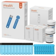 iHealth Blood Glucose Test Strips 100 Count, Lancets for Diabetes Management 100 Count, Compatible with iHealth Blood Glucose Monitor Only