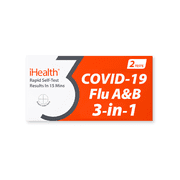 iHealth COVID-19 & Flu A/B Rapid Antigen Home Test, 2 Tests