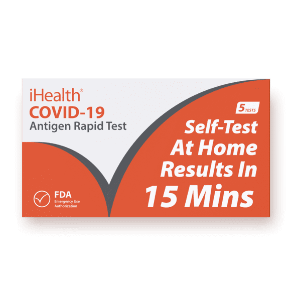 iHealth Covid-19 Antigen Rapid Test ( Pack of 5 Tests)