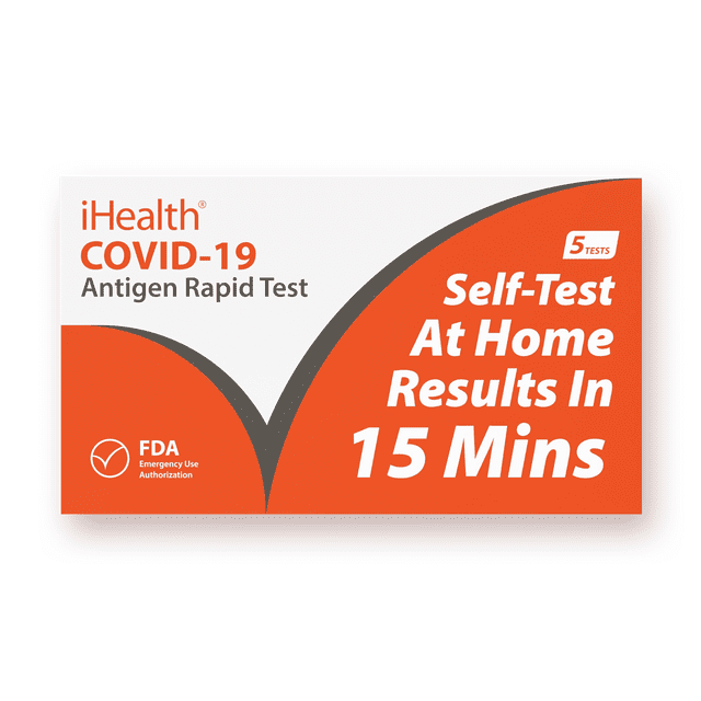 iHealth Covid-19 Antigen Rapid Test ( Pack of 5 Tests) - Walmart.com