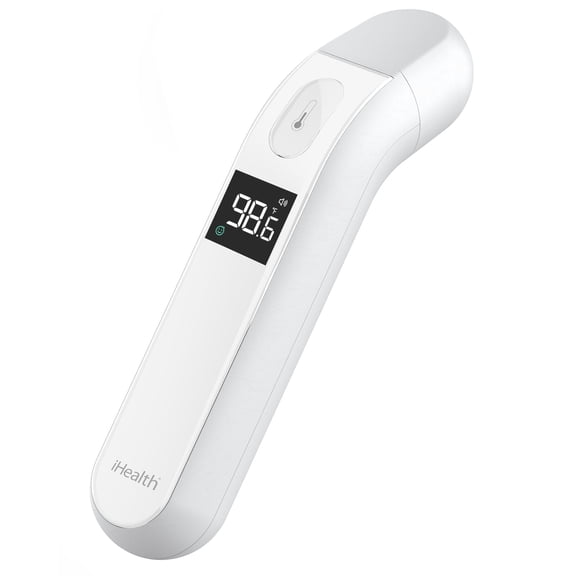iHealth No-Touch Forehead Thermometer for Adults, Kids & Baby, 1-Second Digital Infrared Thermometer, PT2L