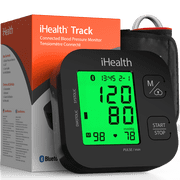 iHealth Track Plus Bluetooth Upper Arm Blood Pressure Monitor with Wide Range Blood Pressure Cuff, Automatic Blood Pressure Machine