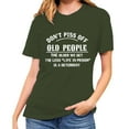 thumbnail image 1 of iHengLiXing Plus Size Spring Tops for Womens Dressy Casual Womens Letter Printed T-Shirt Round Collar Short Sleeve Graphic Tees Green M, 1 of 5