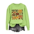 thumbnail image 1 of iHengLiXing Long Sleeve Tops for Women Women's Fashionable Loose Casual Printed Plus Size Sweatshirt Top Green XXL, 1 of 7