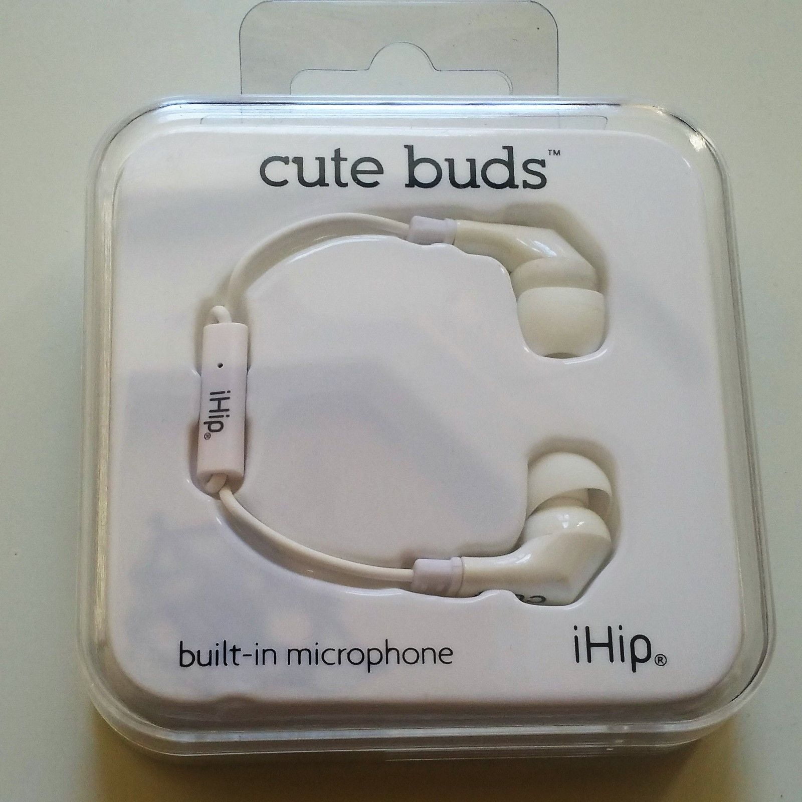iHip Cute Buds Earbuds w/ Builtin Microphone / Pause Play