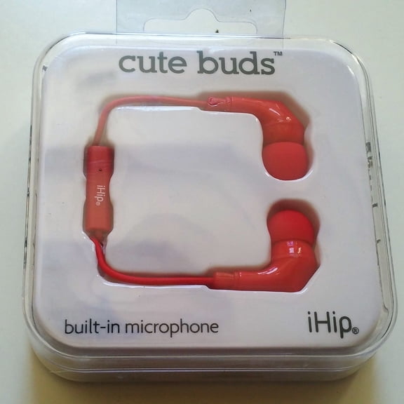 iHip Cute Buds Earbuds w/ Built-in Microphone / Pause Play