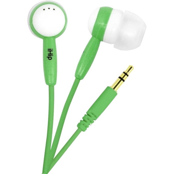 iHip Fashion Earbuds Green, IP-CEP201-GR