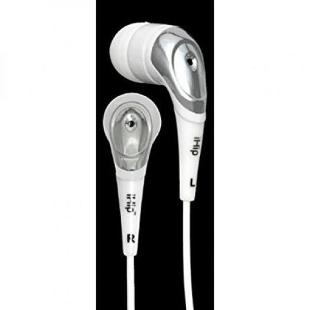 iHip IP-EP26-W Noise Canceling Effect Stereo Earphones (White)