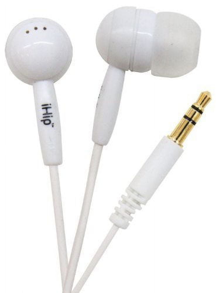 iHip NCE Fasion Stereo Earphones White