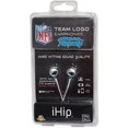 thumbnail image 1 of iHip NFL Mini Earbuds, Carolina Panthers, 1 of 2