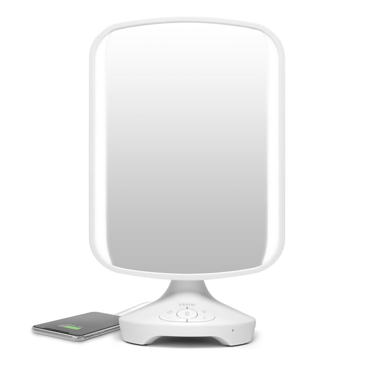 Lighted Mirror Ihome Vanity Mirror IHome All-in-One 7X Magnify