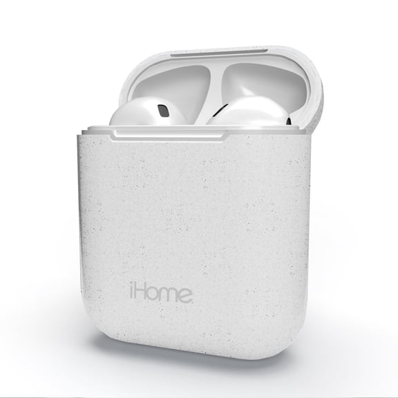 iHome AirPods Case Cover, Compatible with AirPods Generation 1 & 2, Sleek Sandspray Finish, Heavy Duty Protection