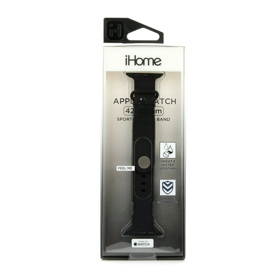 iHome Apple Watch Sports Band (42/44 MM)- Black