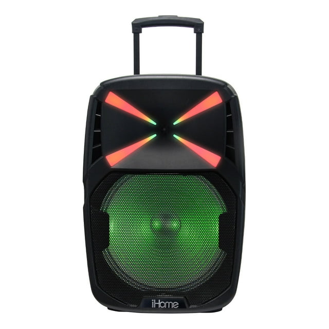 iHome Audio 15" Portable Bluetooth Party Speaker with LED Lights