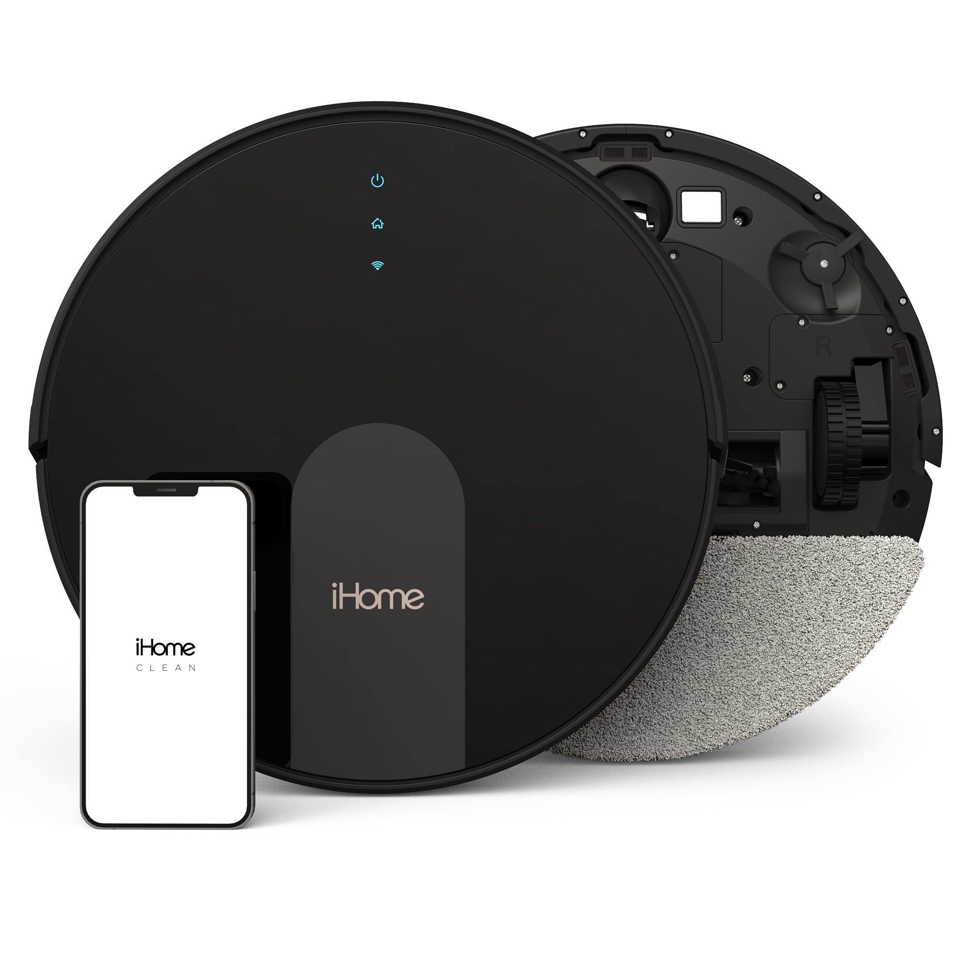 iHome AutoVac Eclipse G 2-in-1 Robot Vacuum and Mop with Homemap Navigation, Ultra Strong Suction Power, Wi-Fi/App Connectivity - image 1 of 11