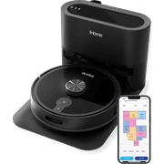 iHome AutoVac Nova S1 Pro Robot Vacuum   LIDAR Smart Mapping, Self-Empty Base, 150-Min Runtime & Strong Suction for Hard Floors & Carpet