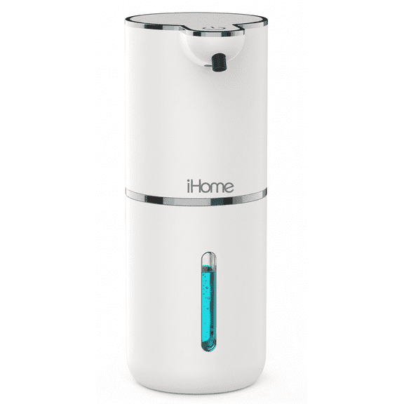 iHome Automatic Soap Dispenser Touchless Battery Powered 13.5 oz, White
