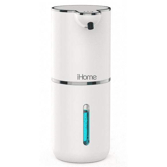 iHome Automatic Soap Dispenser Touchless Battery Powered 13.5 oz, White