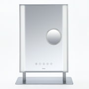 iHome Bluetooth Audio, USB Charging and 10X Detail Reflect Studio Pro LED, Freestanding 12" x 16"